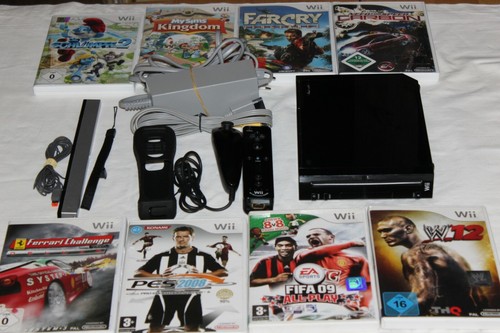 Nintendo wii schwarz - nintendo,