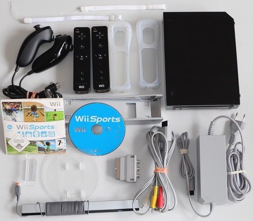 Nintendo wii schwarz - wii,