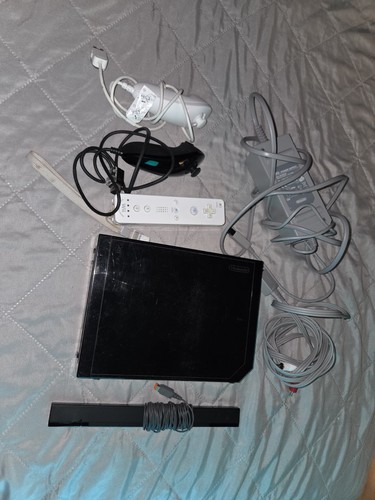 Nintendo wii konsole schwarz - nintendo, konsole,