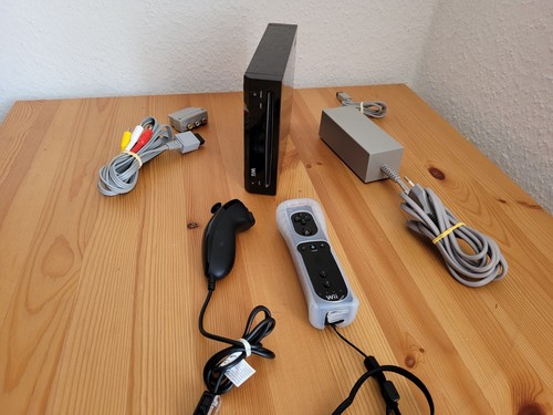 Nintendo wii konsole schwarz - schwarz,