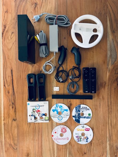 Nintendo wii schwarz - wii, 2
